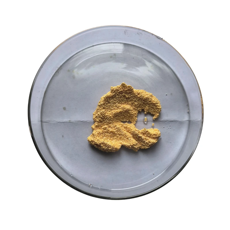 R&eacute;sine d'extraction de cyanure d'or alcalin